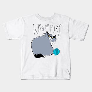 Where's my milk Kids T-Shirt